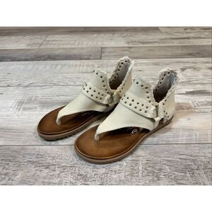 Very G Journey Gladiator Style Cream Sandals size 7